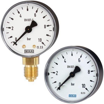 WIKA Model 111.10 Bourdon Tube Pressure Gauge