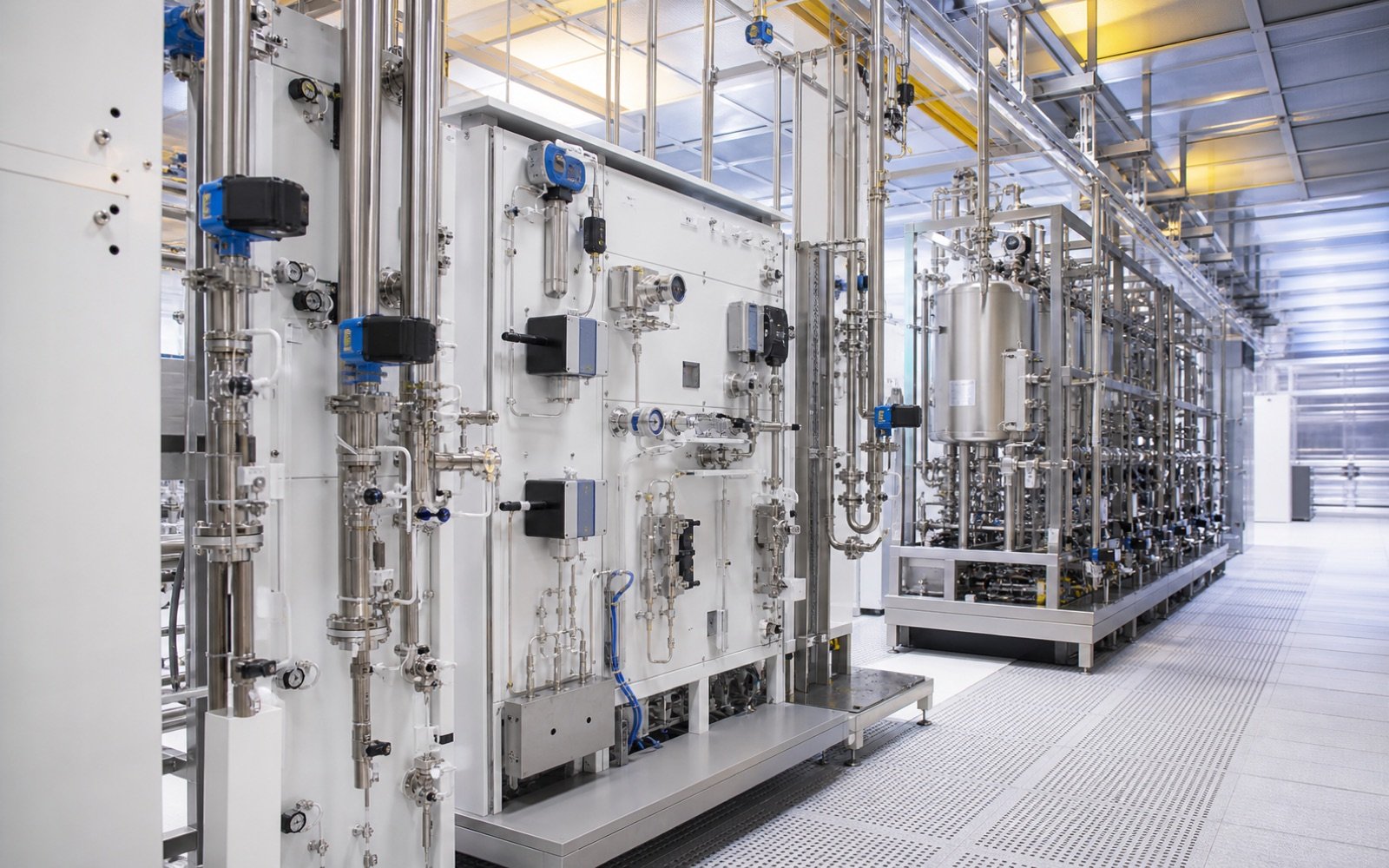 Semiconductor process utility instrumentation for ultra-high-purity gases, chemicals and vacuum systems