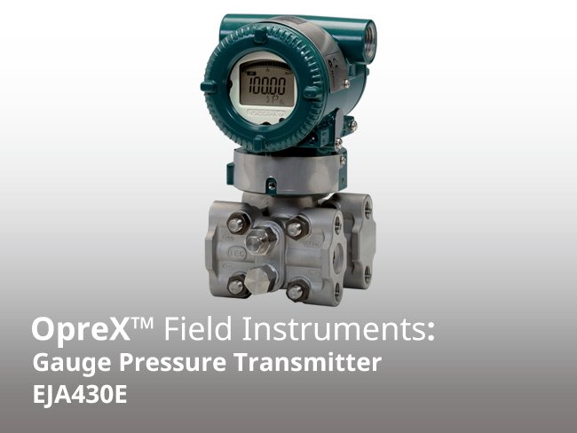 Yokogawa EJA430E Gauge Pressure Transmitter
